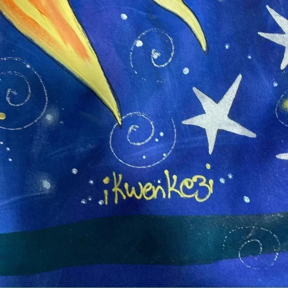 African Animals  Tapestry with curtain writing in English and Zulu - Picture 8 of 11